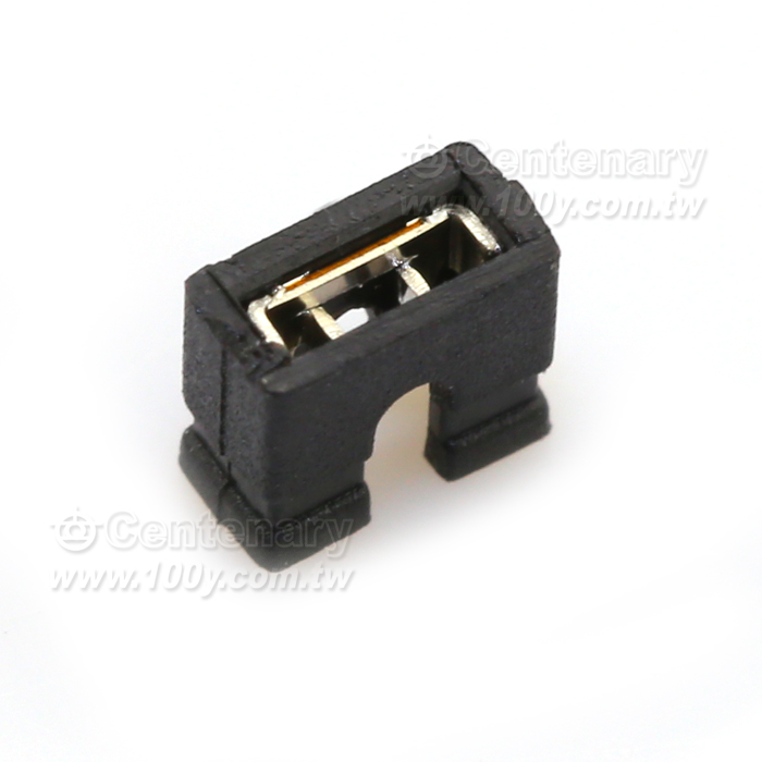 P:2.0 跳線帽-短路帽  H:3.5mm  黑色 - 106910 產品圖片