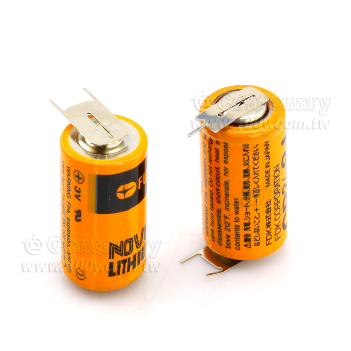 不可充電PLC鋰電池 3V/2000mAh - 110296 產品圖片