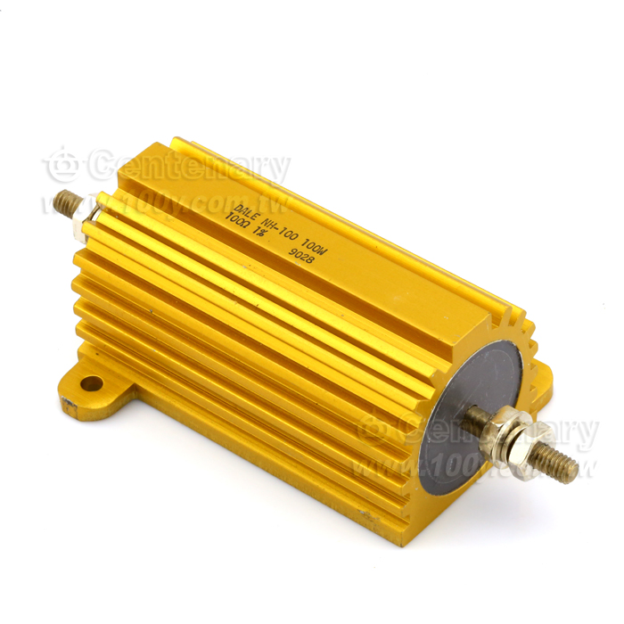 100W 黃金鋁電阻 100ohm ±1% - 110377 產品圖片