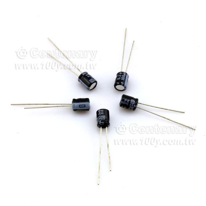 Rubycon_100uF/6.3V Miniature Aluminum Electrolytic Capacitor - 110376 Product Image