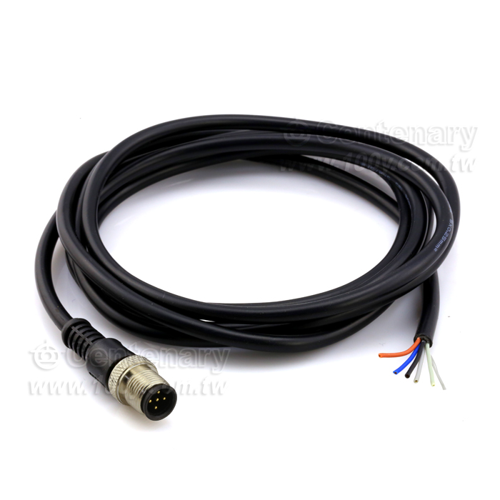 Straight 5P Male Head M12 Waterproof Sensor Cable - 166117 Product Image