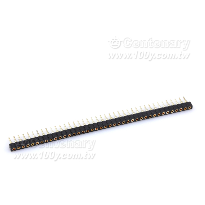 2.0mm圓短針母單排座 40 Pin - 110116 產品圖片