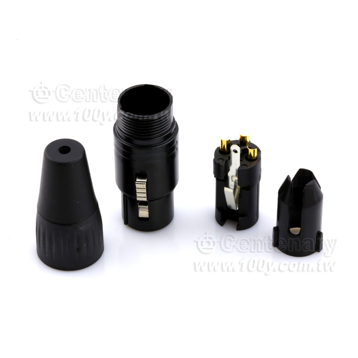 Gold-Plated 3P XLR Female/ XLR Parallel Plug - 110402 Product Image
