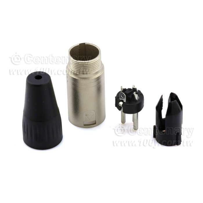 3P XLR Male XLR Balanced XLR Audio icrophone Plug - 110406 Product Image