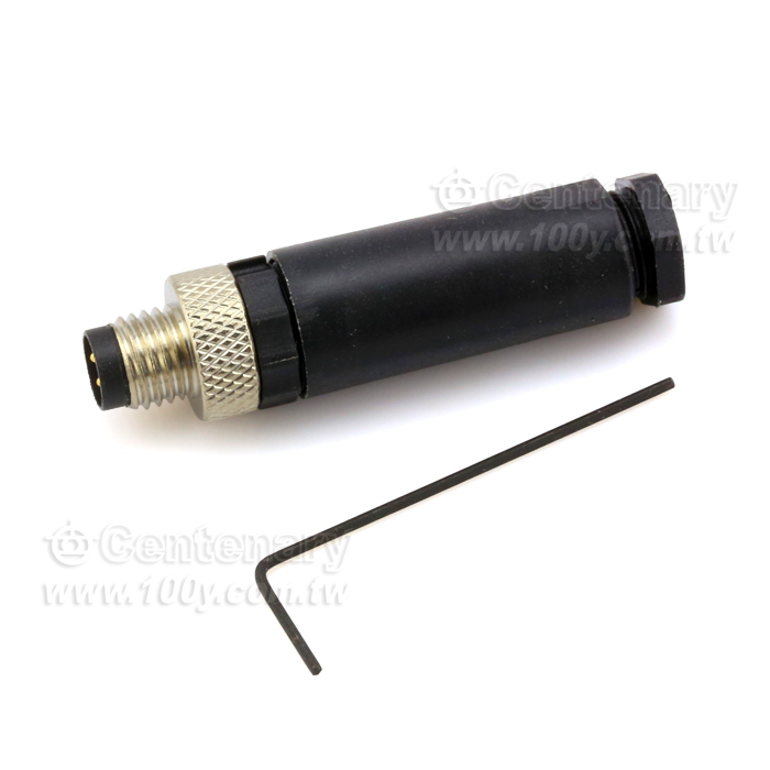 4P Male M8 Sensor Waterproof Connector - 110671 Product Image