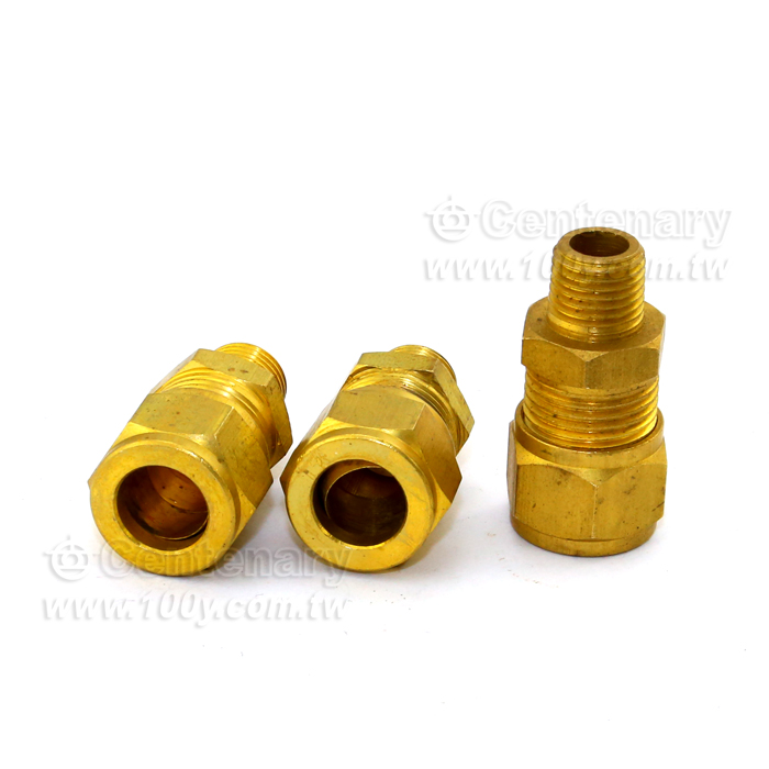 1/4T*1/2S 銅仁式銅管直接頭 - 106681 產品圖片