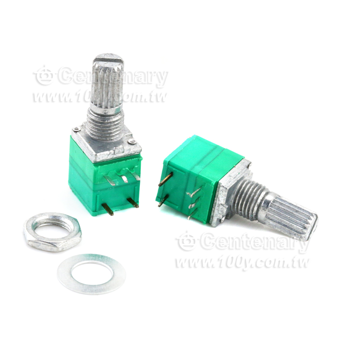 單聯帶開關電位器 5Kohm ±20% - 106915 產品圖片