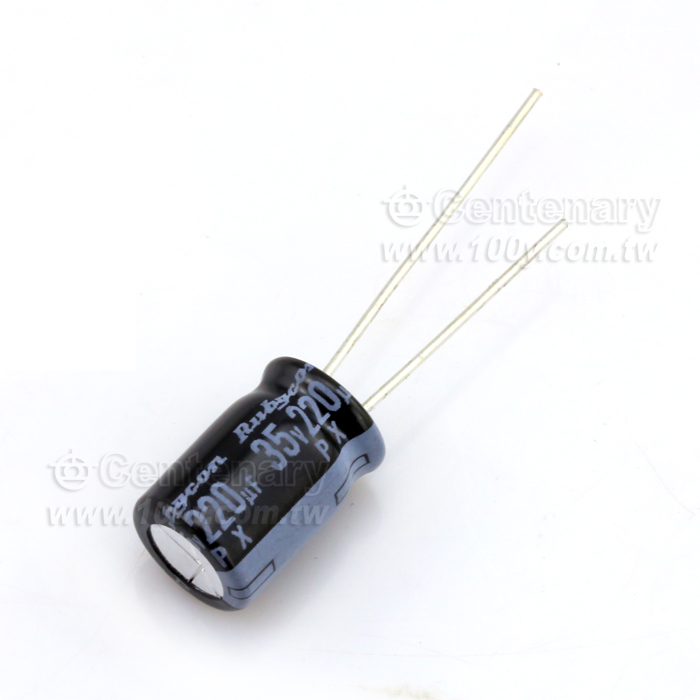 電容 220uF/35V ±20% 105℃【ROHS】 - 83365 產品圖片
