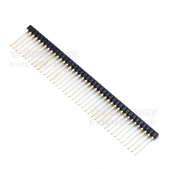 Long Square Pin Female Single-Row Seat - 110947 Product Image