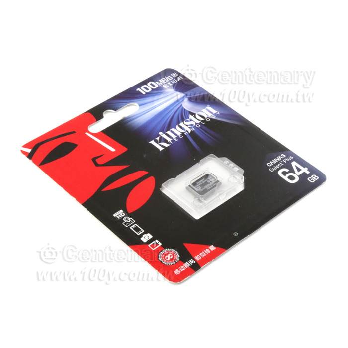 Kingston_64GB High speed　TF(microSD)Card - 104390 Product Image