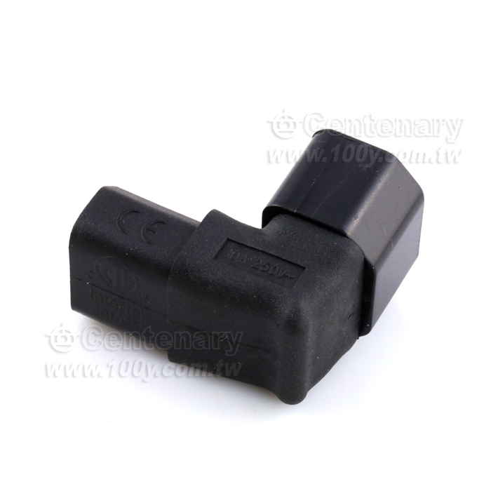 Right Angle 90 Degrees Font Product Conversion Plug - 111104 Product Image