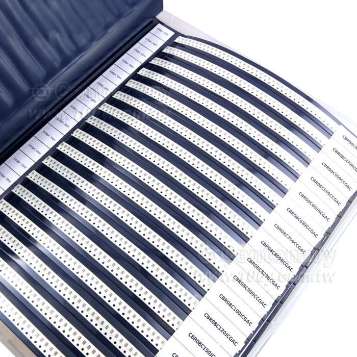 KEMET_Surface Mount Mulyilayer Ceramic Capacitor Sample Kit - 110944 Product Image