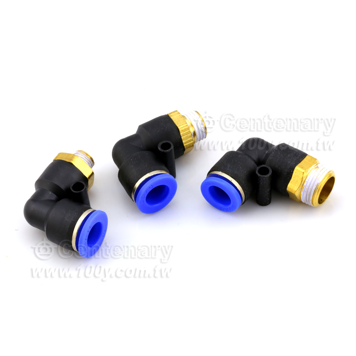PL thread fast pneumatic bending joint type L - 111256 Product Image