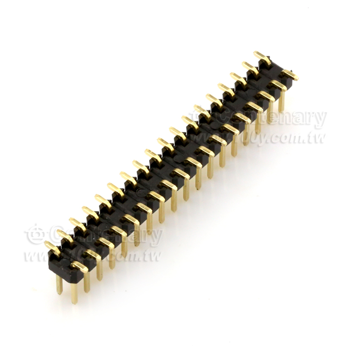 SMT 2.54mm Male Header (Gold) - 113170 Product Image