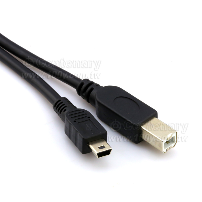 USB B公/MiniUSB B公 5P 1M - 110982 產品圖片