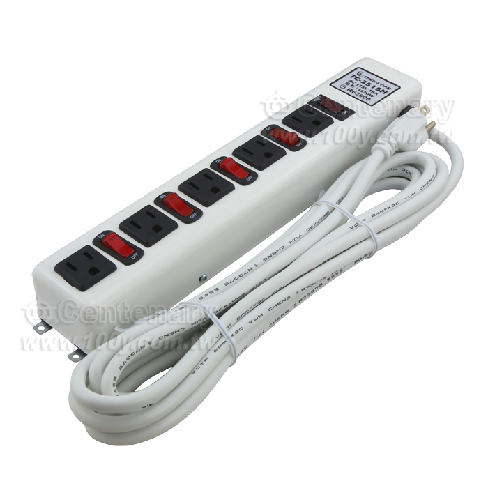 5P AC Switch Power Strips - 111505 Product Image
