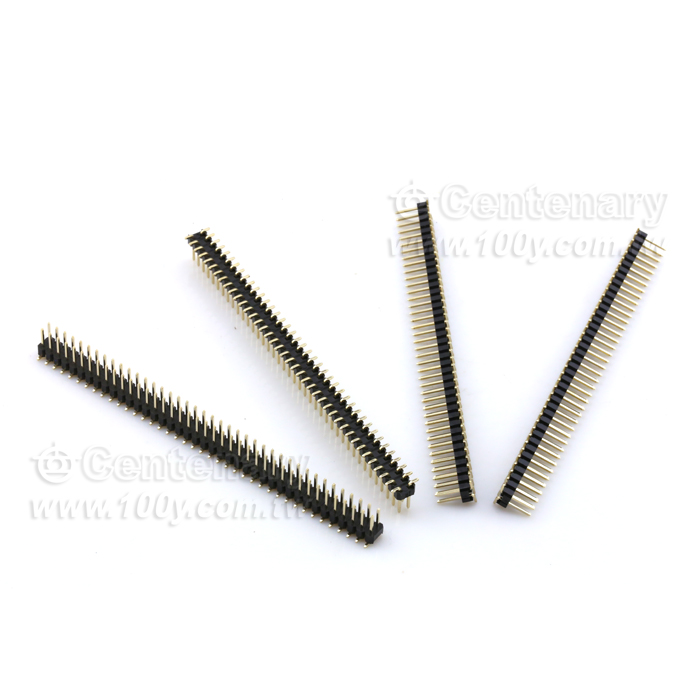 2*40P 立式雙排排針 P:2.54mm - 111599 產品圖片