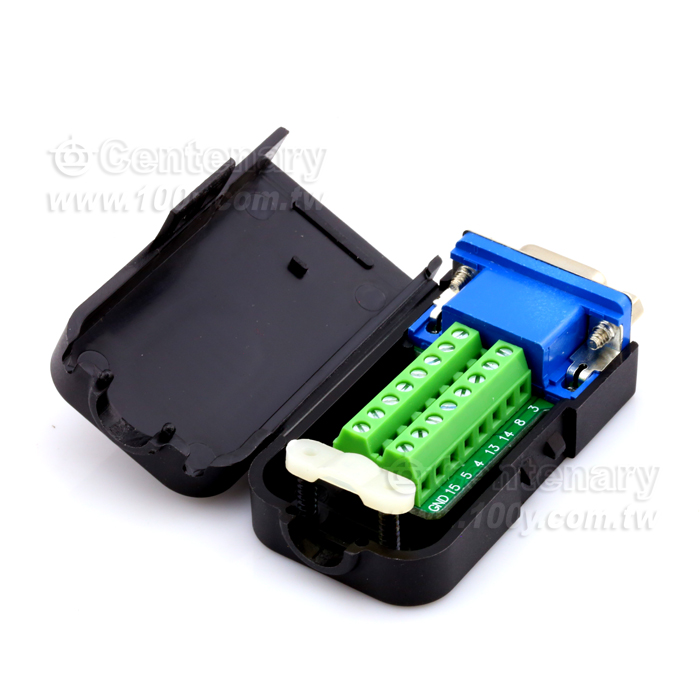 VGA Free Welding Head Three Row DB15/Female Nut - 111620 Product Image