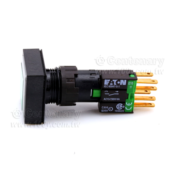 按鍵開關 綠色 白熾燈 DC24V - 111481 產品圖片