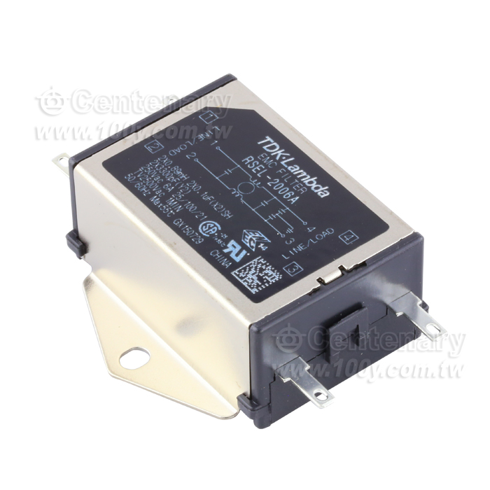 功率濾波器 Filter 250VAC 6A - 103020 產品圖片