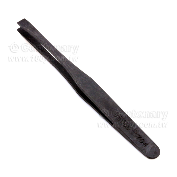 塑膠導電纖維頭鑷子 116mm - 112236 產品圖片