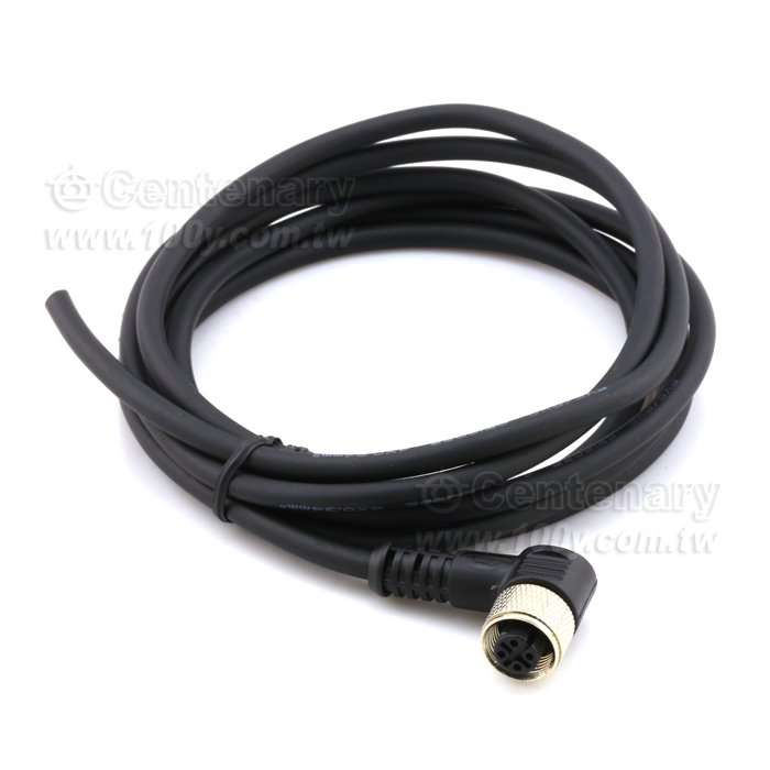 4P母頭 M12防水傳感器連接線 10M - 165714 產品圖片