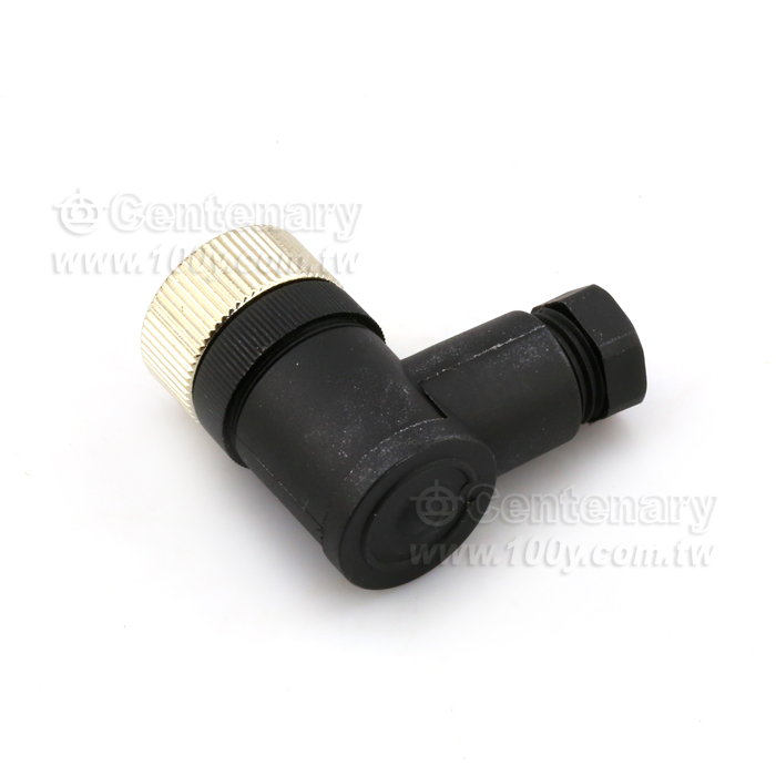 Elbow 8P Female 90 Degress/ M12 Sensor Waterproof Connector - 112295 Product Image