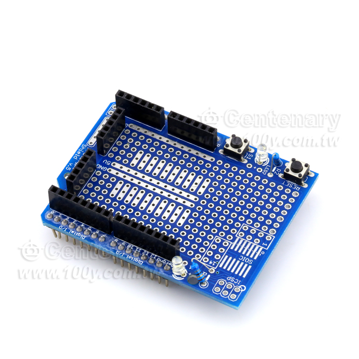 擴展板 (附Mini麵包板) 支持UNO R3 - 112631 產品圖片