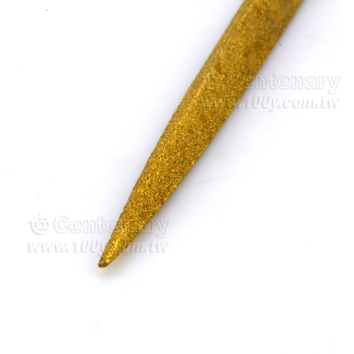 鍍鈦金鋼石銼刀5*180 三角 - 112920 產品圖片