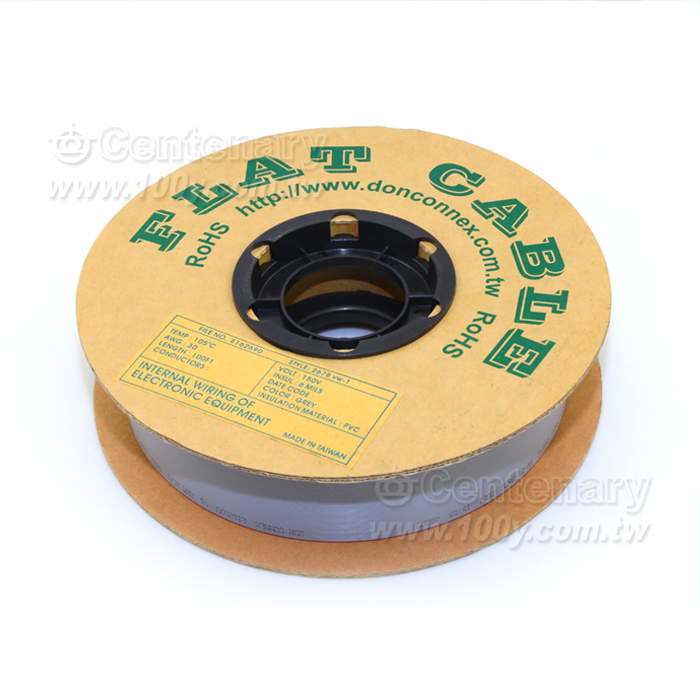 30 AWG Gray Flat Ribbon Cable - 13788 Product Image