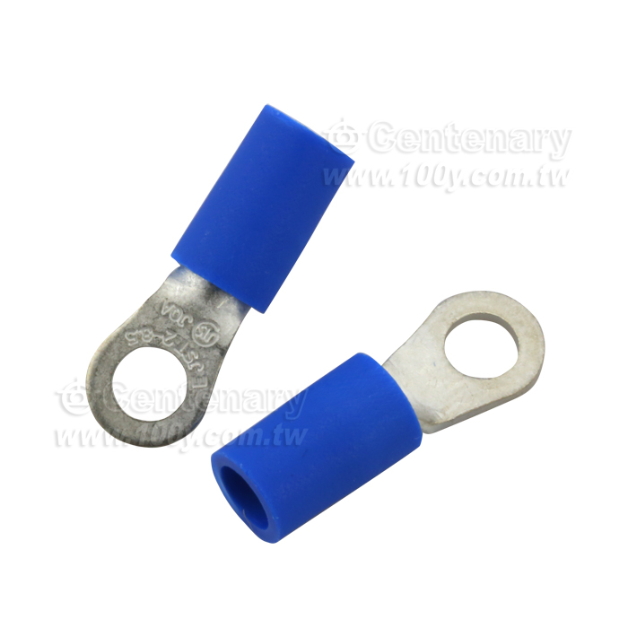 Solderless Terminal Ring Tongue (R Type) Vinyl-Insulated (Flared) - 112371 Product Image