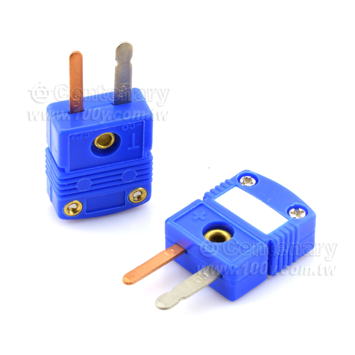 熱電偶插頭 SD-T-P(公)-藍 (臺製品) - 113054 產品圖片