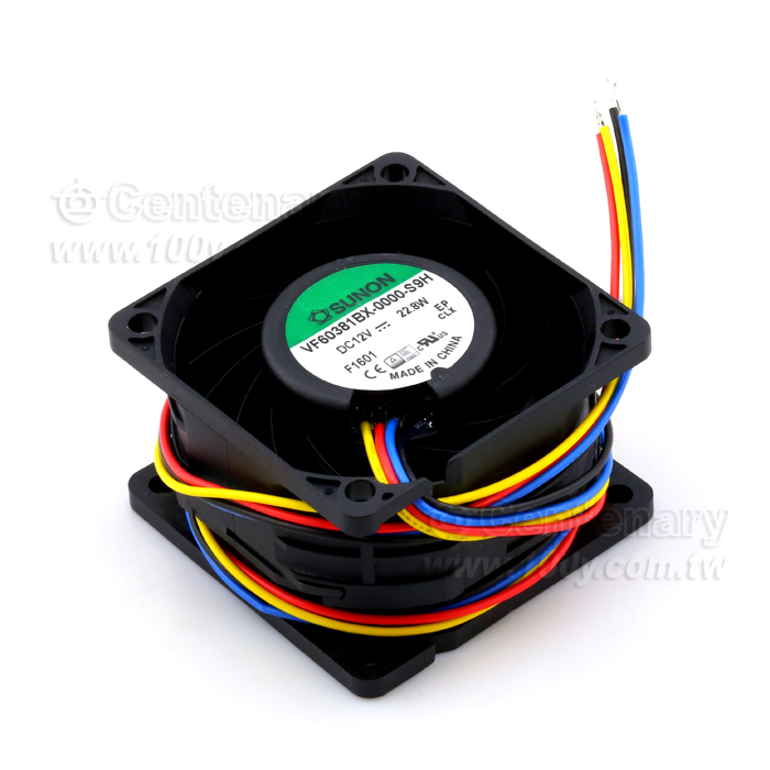 DC12V 帶線式風扇 60*60*38mm - 113038 產品圖片