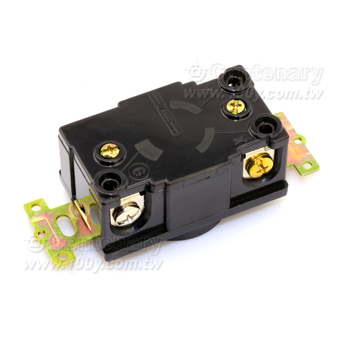 L6-30R 引掛式插接器 (電木) 3P30A / 250V - 43066 產品圖片