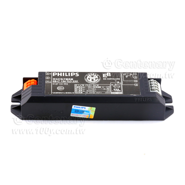 PHILIPS_ 220-240V/50/60HZ/18W Electronic Ballast - 113219 Product Image