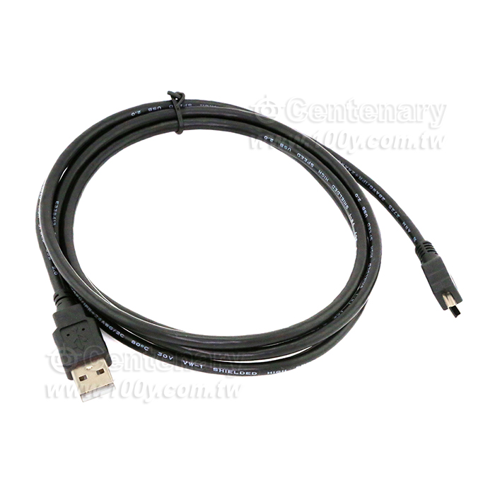 USB AM/MiniUSB 5P 黑色 1.8M - 17920 產品圖片