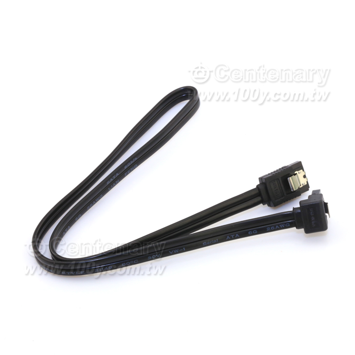 SATA3.0數據線0 6Gbps 一直一彎頭 - 97724 產品圖片