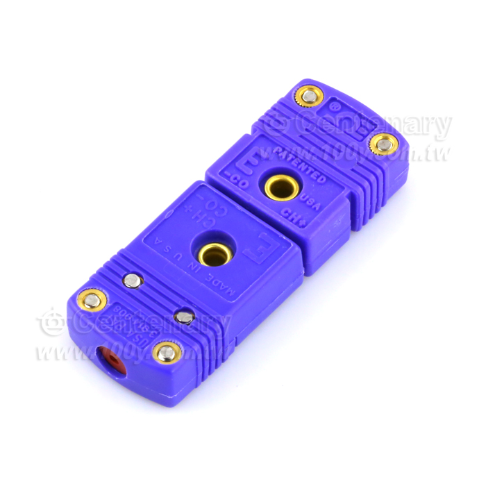 E Type 熱電偶插頭 公+母 (紫) - 112081 產品圖片