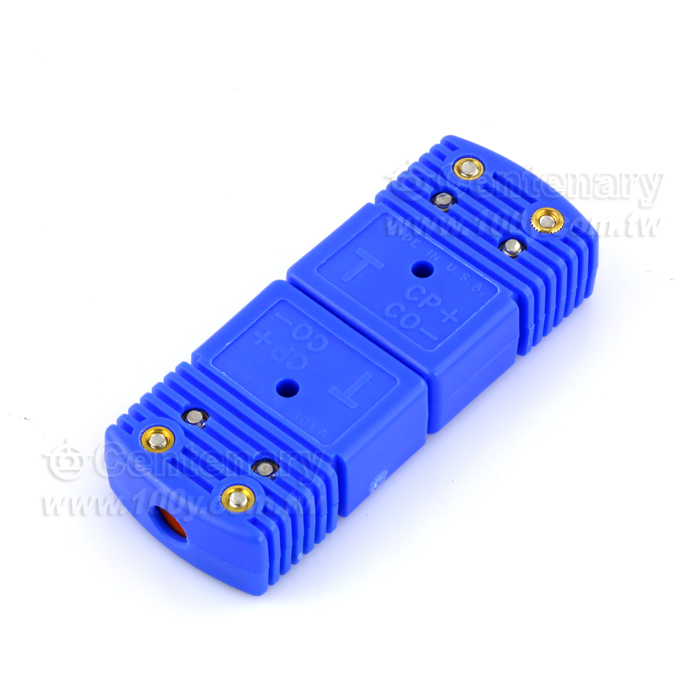 T Type 熱電偶插頭 公+母 (藍) - 113437 產品圖片