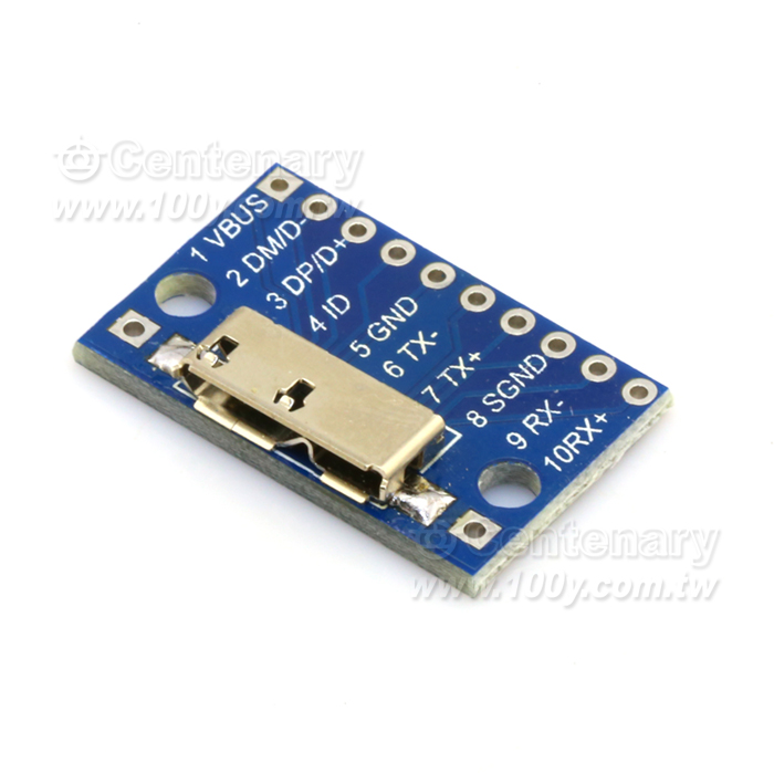 MicroUSB3.0 Female Socket+Adapter Plate - 113469 Product Image