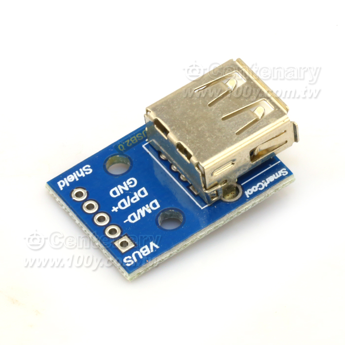 USB2.0-A母座+轉接板 - 113470 產品圖片