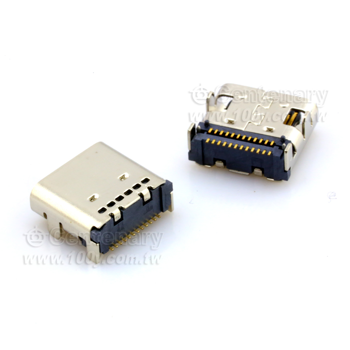 Type C 3.1 Female Plug Plate/Needle Placement - 113692 Product Image