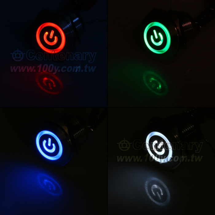 Φ16mm不銹鋼自復型焊線式 LED24V 藍色 - 113802 產品圖片