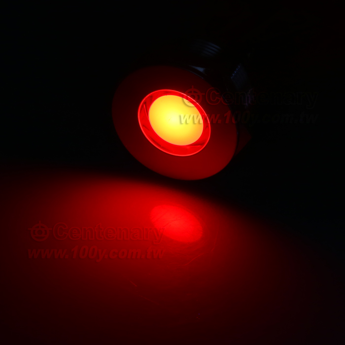 Φ22mm 金屬信號燈 焊接式 LED12V 紅色 - 113880 產品圖片