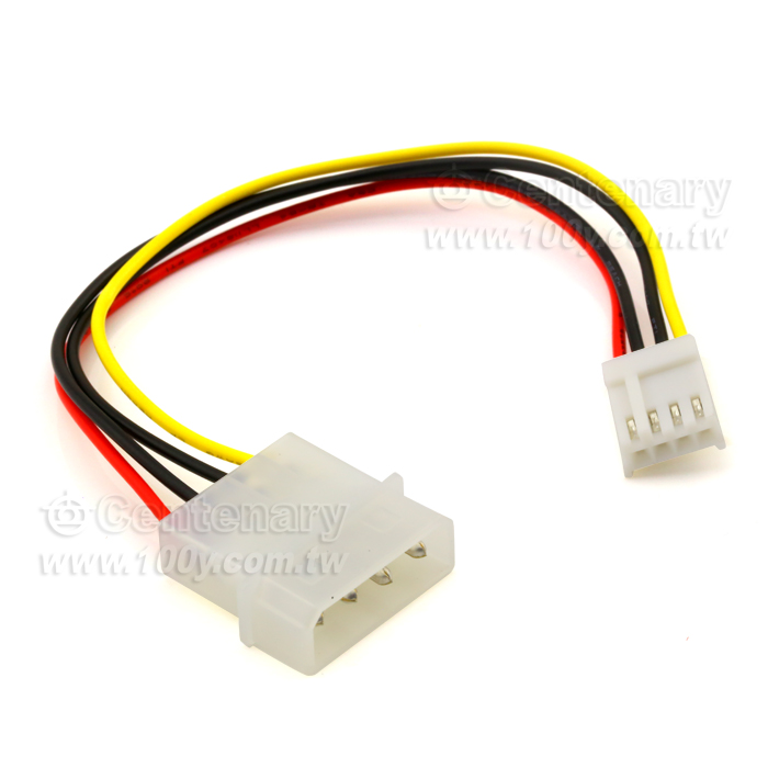 大4P轉小4P 電源線 15cm - 114226 產品圖片