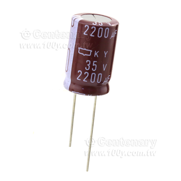 2200uF/35V Low Impedance/ESR Electrolytic Capacitor - 114485 Product Image