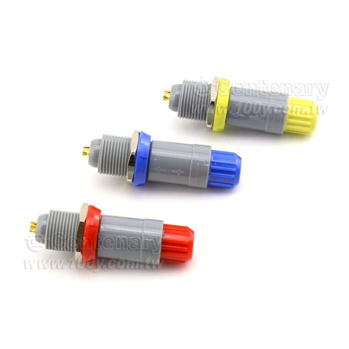 Circular Push-Pull Self Locking Plastic Connector - 114341 Product Image