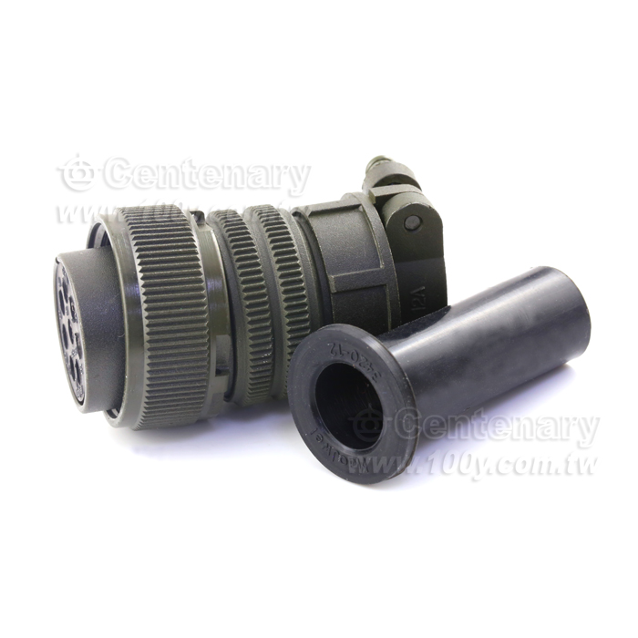 Straight Plug+Cable Strain Relief Clamp - 114635 Product Image