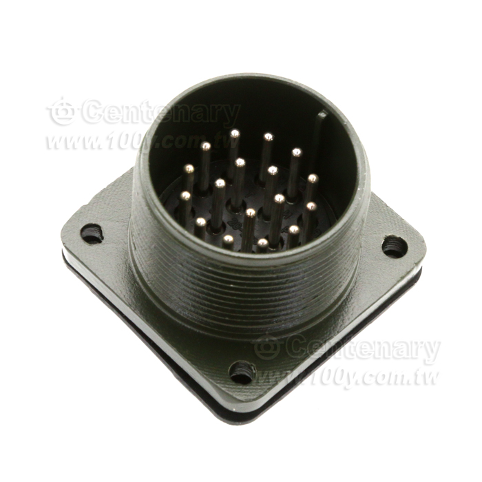 17P Box Mount Receptacle - 114703 Product Image