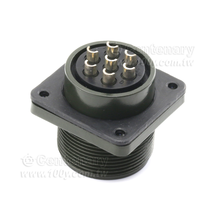 7P Box Mount Receptacle - 114666 Product Image